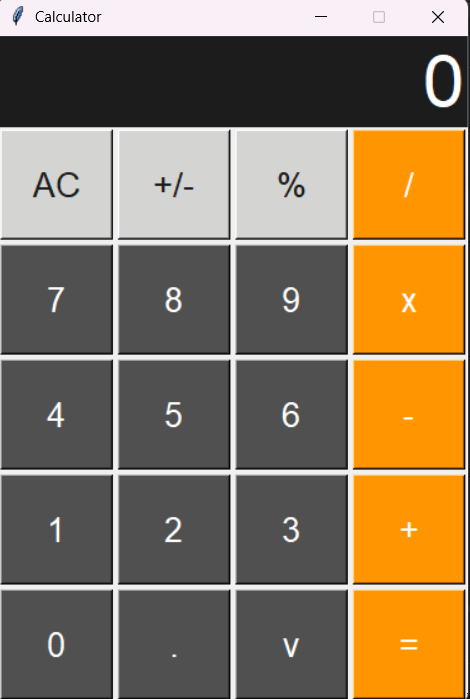 Python Tkinter ilə hazırlanmış Kalkulyator kodu